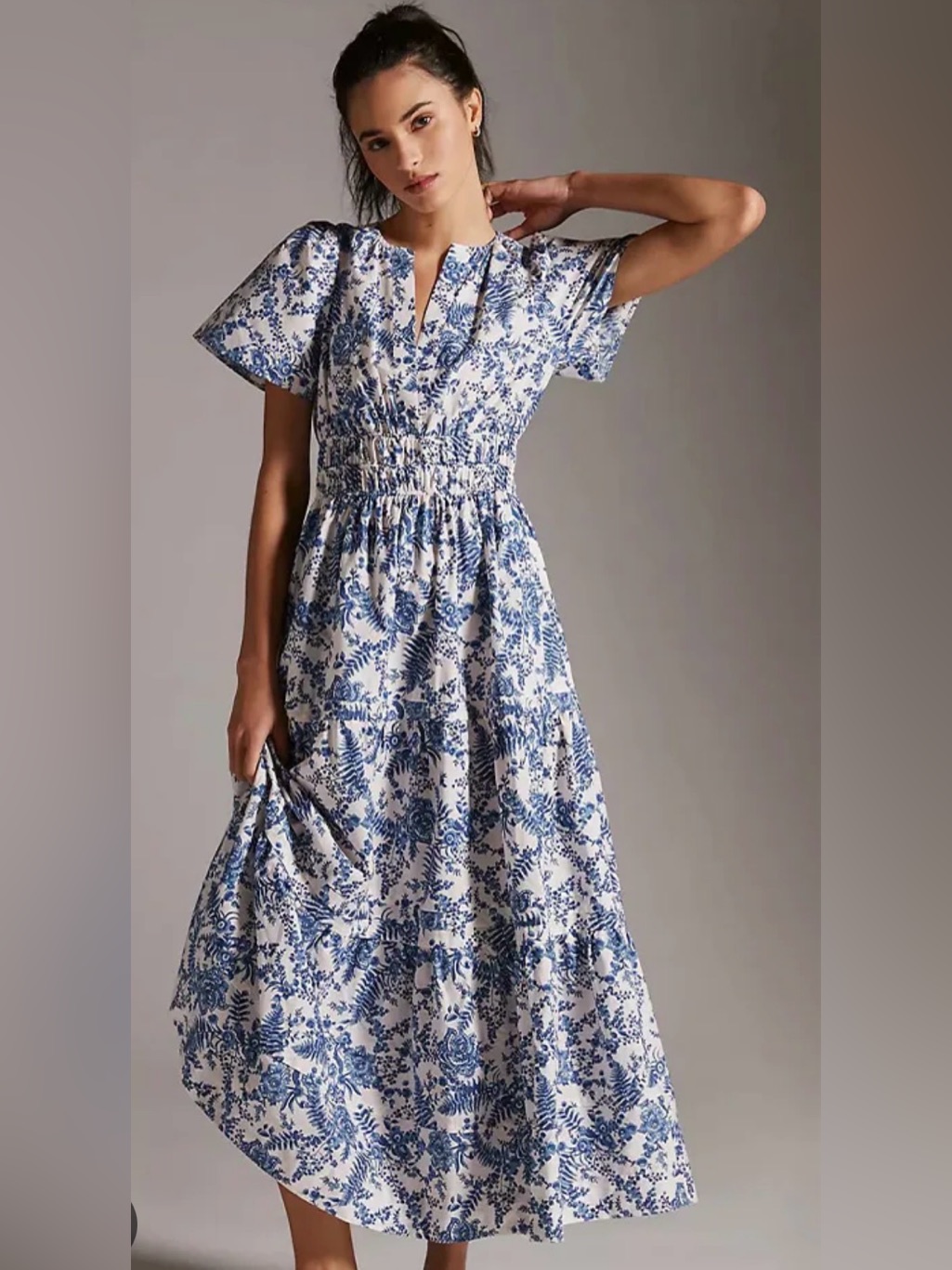Anthropologie Maeve Somerset Maxi Dress